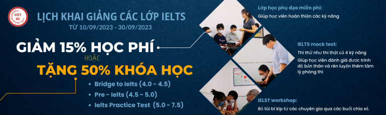 Khai giảng khóa Anh ngữ Giao tiếp & IELTS tháng 6, 2023