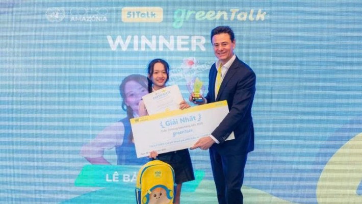 51Talk tài trợ học sinh Việt tham dự COP30