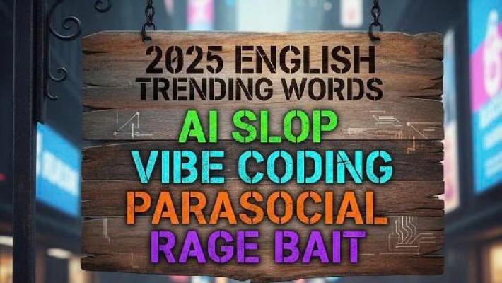 5 từ tiếng Anh thịnh hành năm 2025